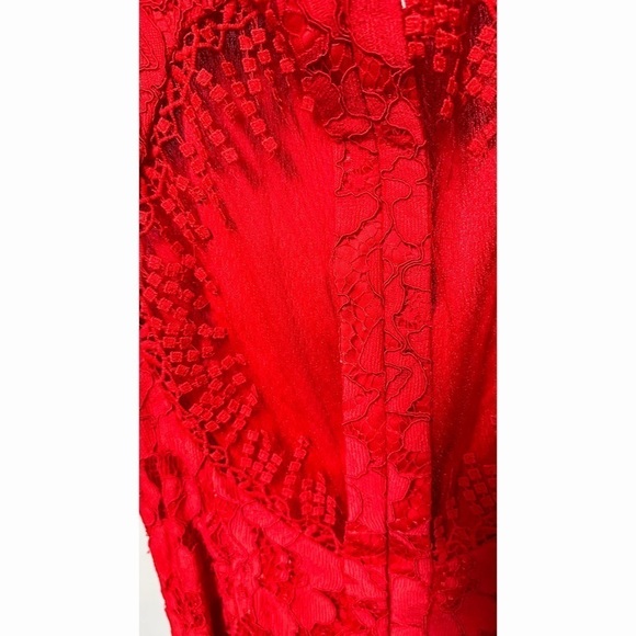 RED Lace Dress - Picture 4 of 4